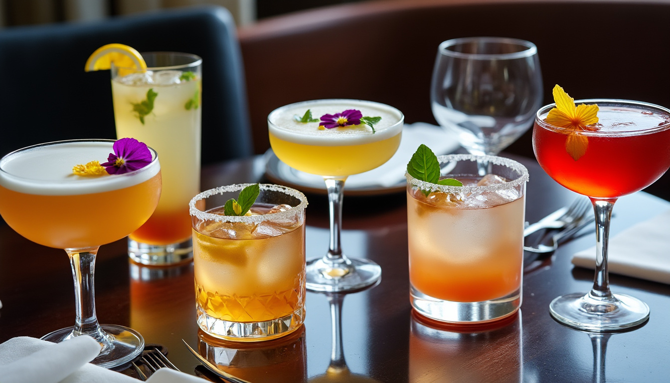 découvrez des cocktails signature uniques, parfaitement pensés pour sublimer votre menu dégustation. une expérience gustative raffinée à travers des créations originales et harmonieuses.