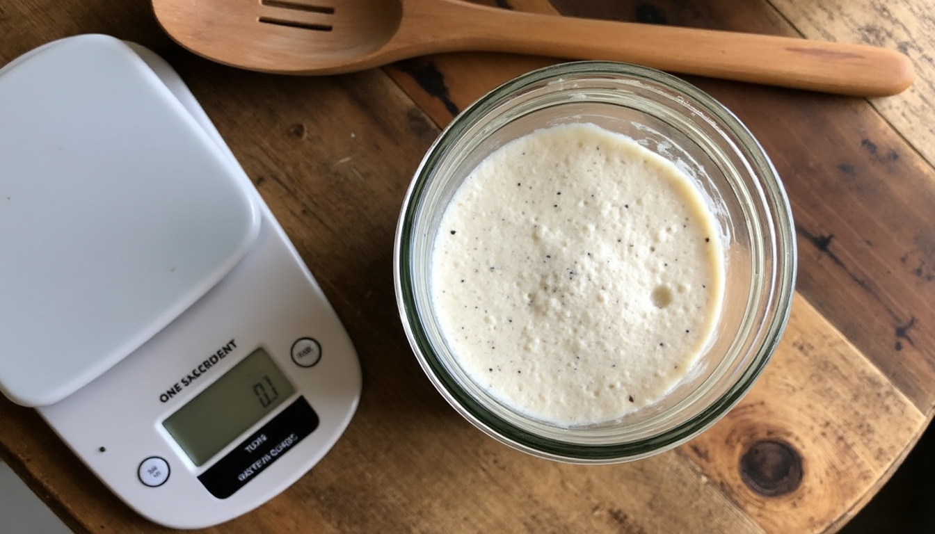 découvrez le matériel minimal nécessaire pour entretenir votre levain et adoptez une routine simple pour un levain sain et actif au quotidien.