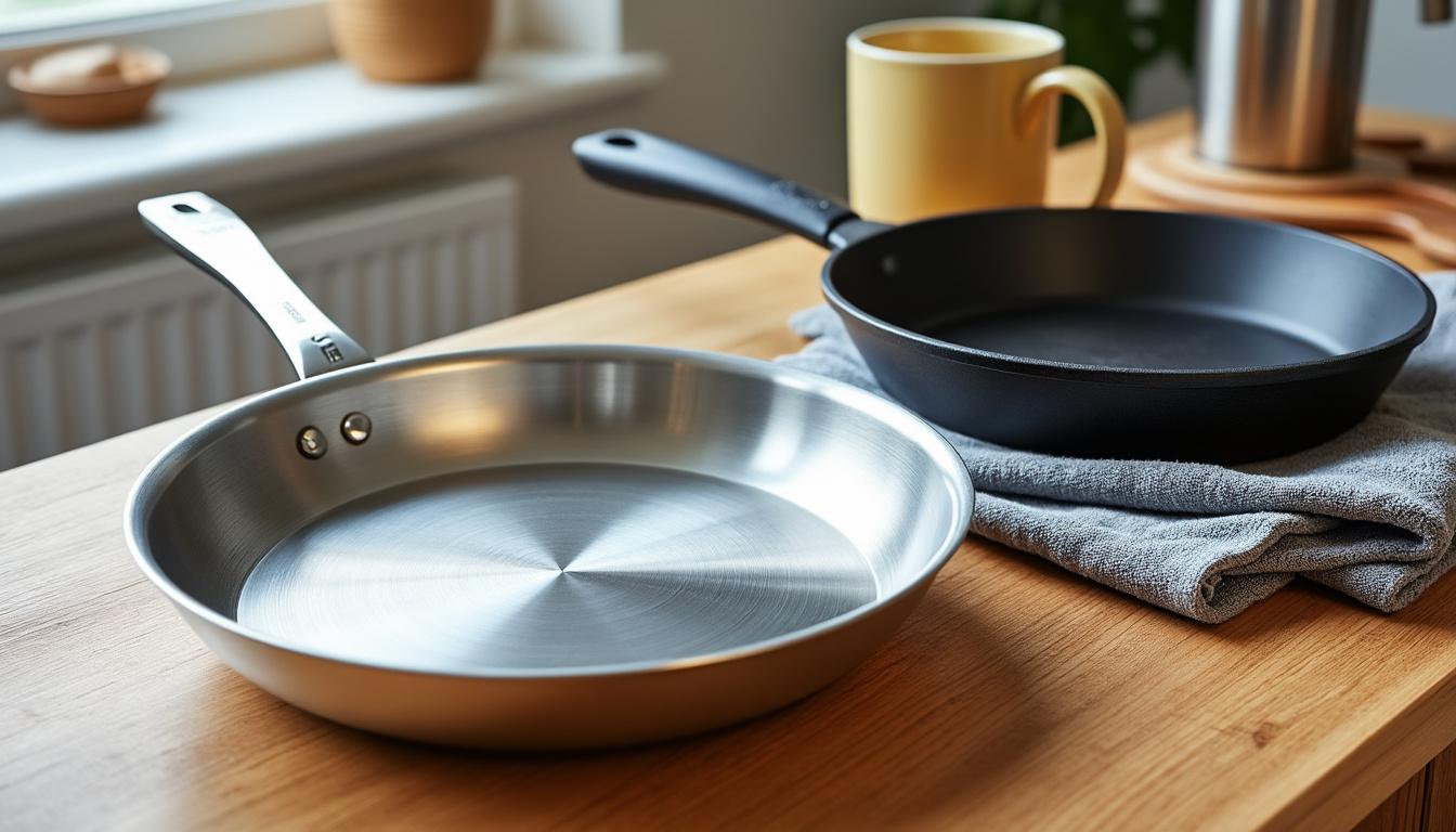 découvrez le match des poêles inox, fonte et antiadhésives pour choisir celle qui convient le mieux à votre cuisine et à vos besoins culinaires.