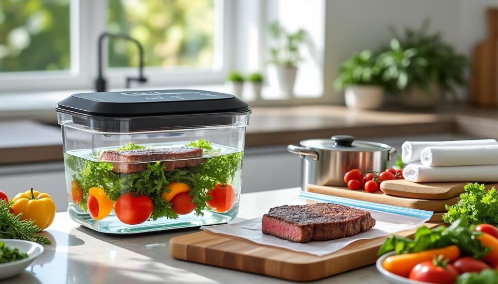 découvrez tout sur la cuisson sous-vide à domicile : choisissez le bon matériel, maîtrisez les méthodes et explorez des recettes savoureuses pour une cuisine précise et gourmande.