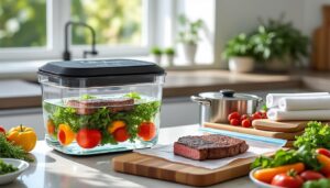 découvrez tout sur la cuisson sous-vide à domicile : choisissez le bon matériel, maîtrisez les méthodes et explorez des recettes savoureuses pour une cuisine précise et gourmande.